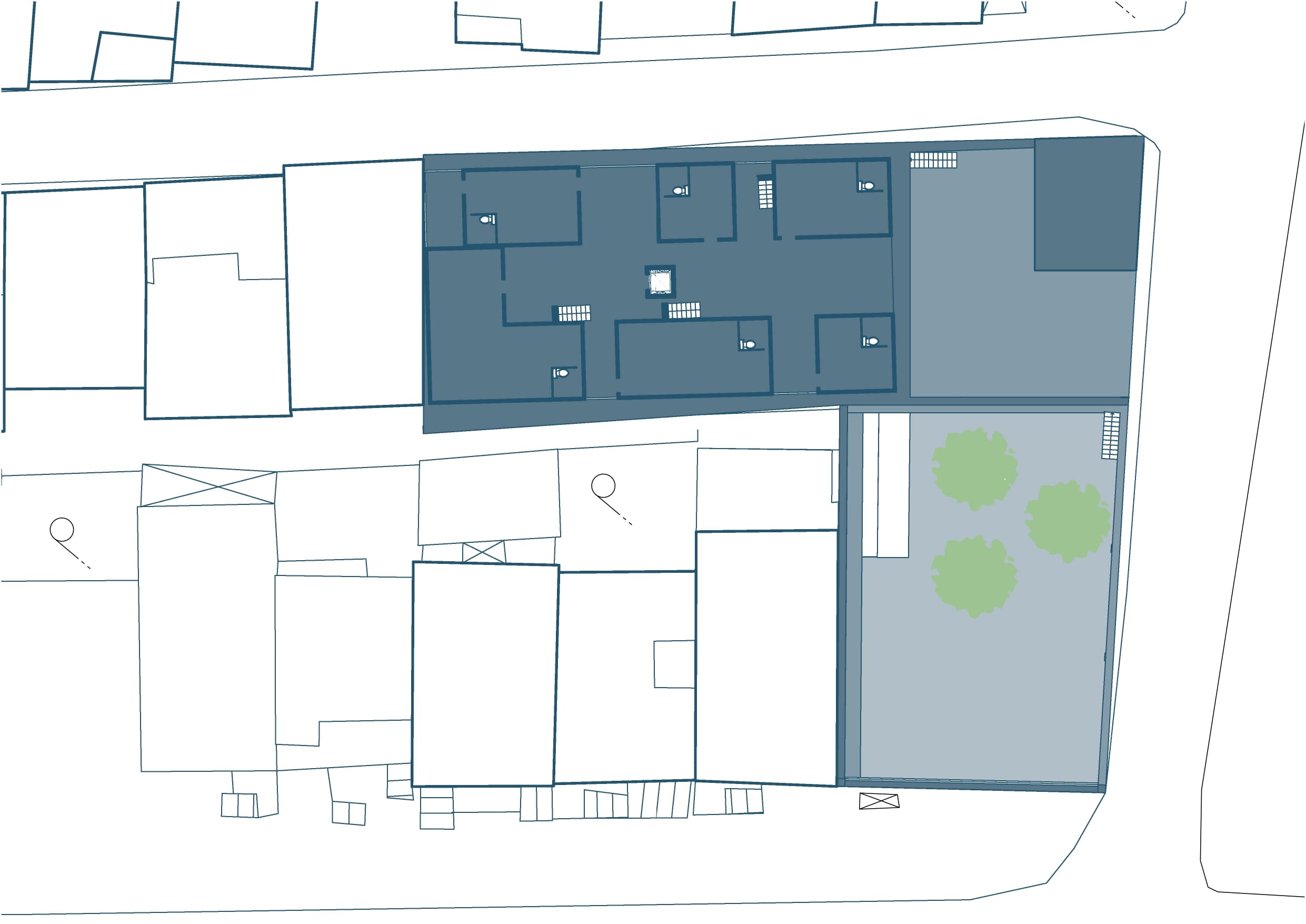 Commun Life — stepped terraces and planted loggias