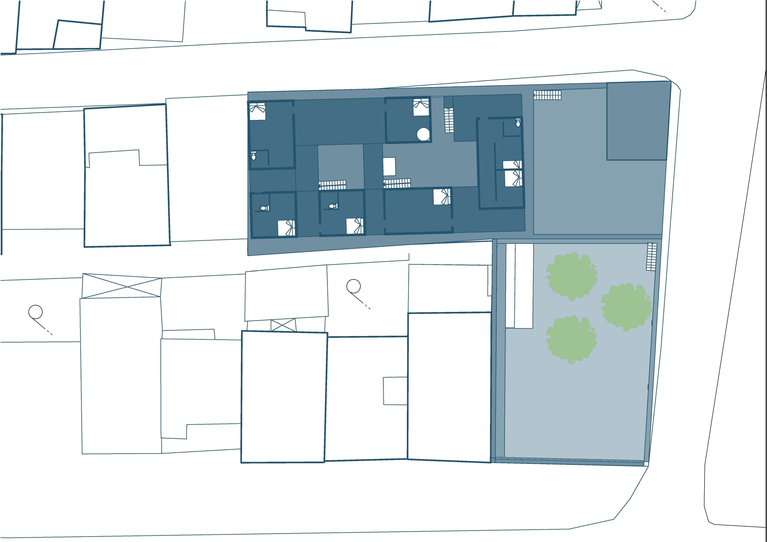 Commun Life — shared kitchen and communal space